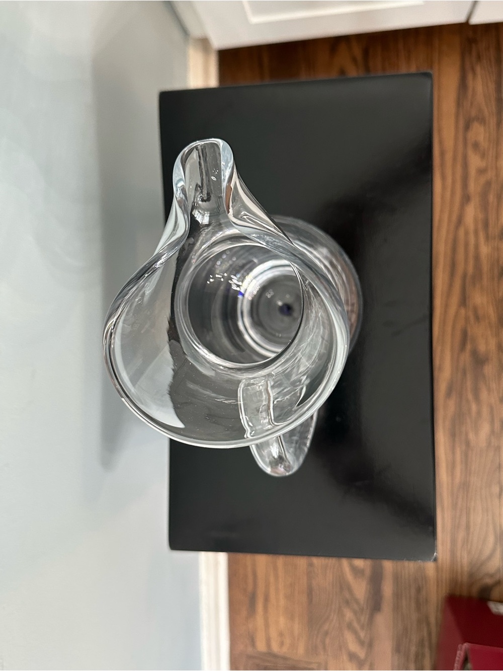 Orrefors Intermezzo Blue Drop Crystal Pitcher 11” - Erika Lagerbielke⁠ - Picture 5 of 7